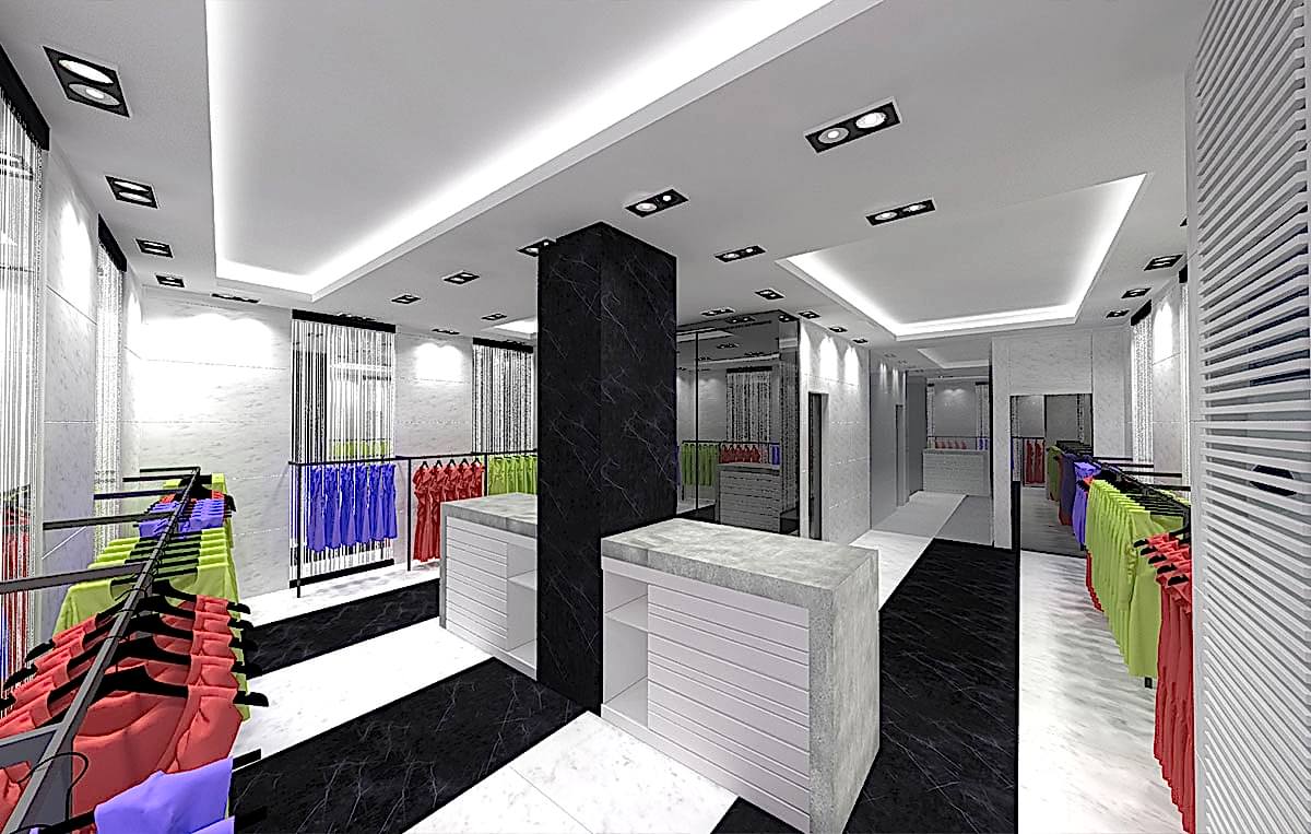  İCEL MAĞAZA İÇ MEKAN TASARIMI